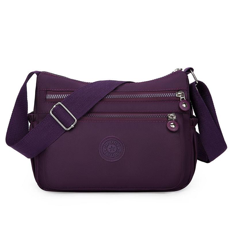 Сумка из ткани Оксфорд, женская модная сумка для отдыха и путешествий, многослойная сумка через плечо, женская сумка через плечо