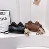 New Fashion Kitten Bag Women's Small Square Bag Retro Armpit Bag High-end Single Shoulder Messenger Bag Autumn and Winter