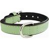 Padded Leather Collar - GLORIA - Model with Fur - Adjustable - Durable - For Medium Dogs