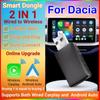 Smart Dongle 2in1 беспроводной Android Auto адаптер Carplay беспроводной для Dacia Sandero Sandero Stepway Jogger Logan MCV