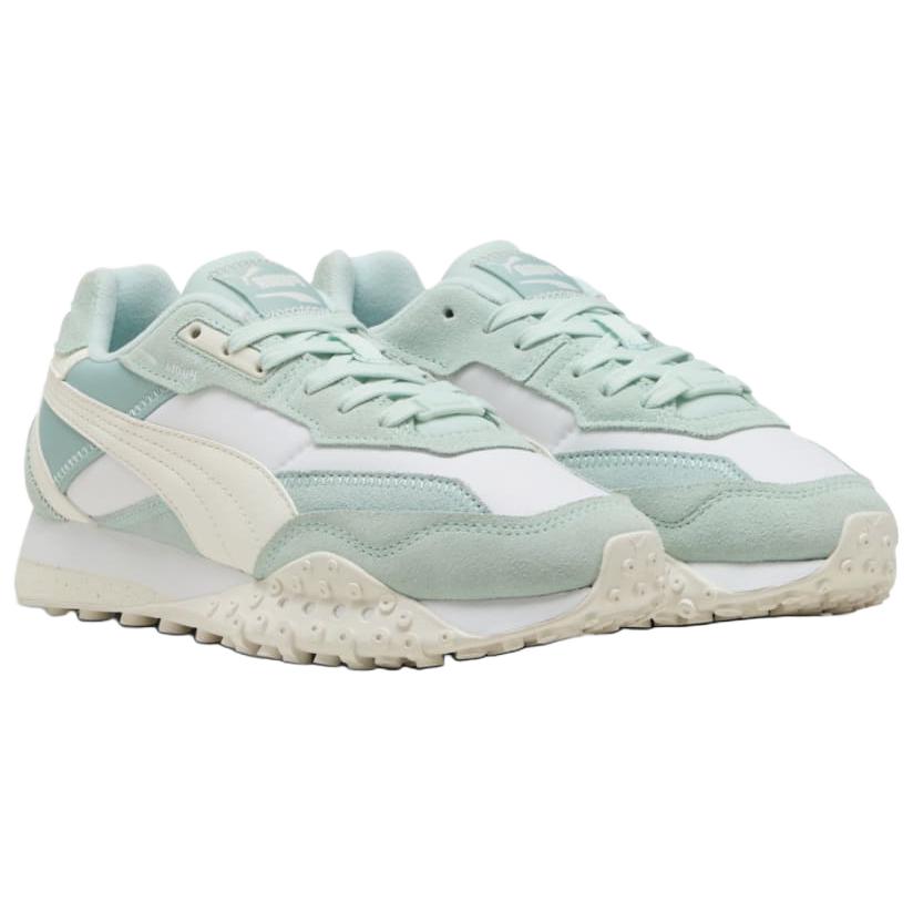 Puma Blktop Rider Модные Удобные Прочные Низкие Повседневные Кроссовки Унисекс Повседневная Обувь Зеленый Белый 392725-34