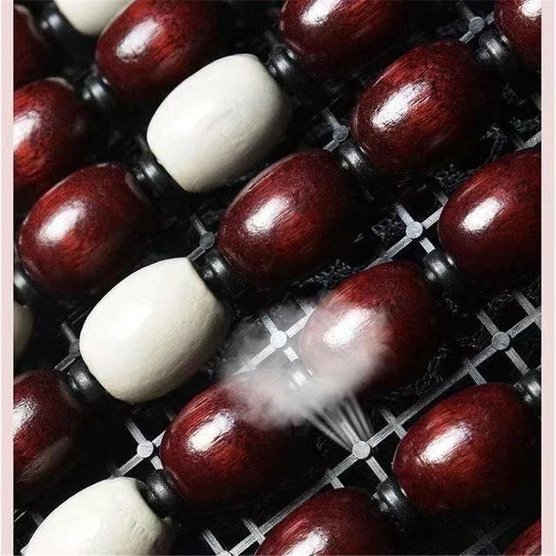 Летняя подушка на сиденье автомобиля из деревянных бусин, дышащий прохладный коврик, универсальная вентилируемая охлаждающая накладка на сиденье для всех сезонов