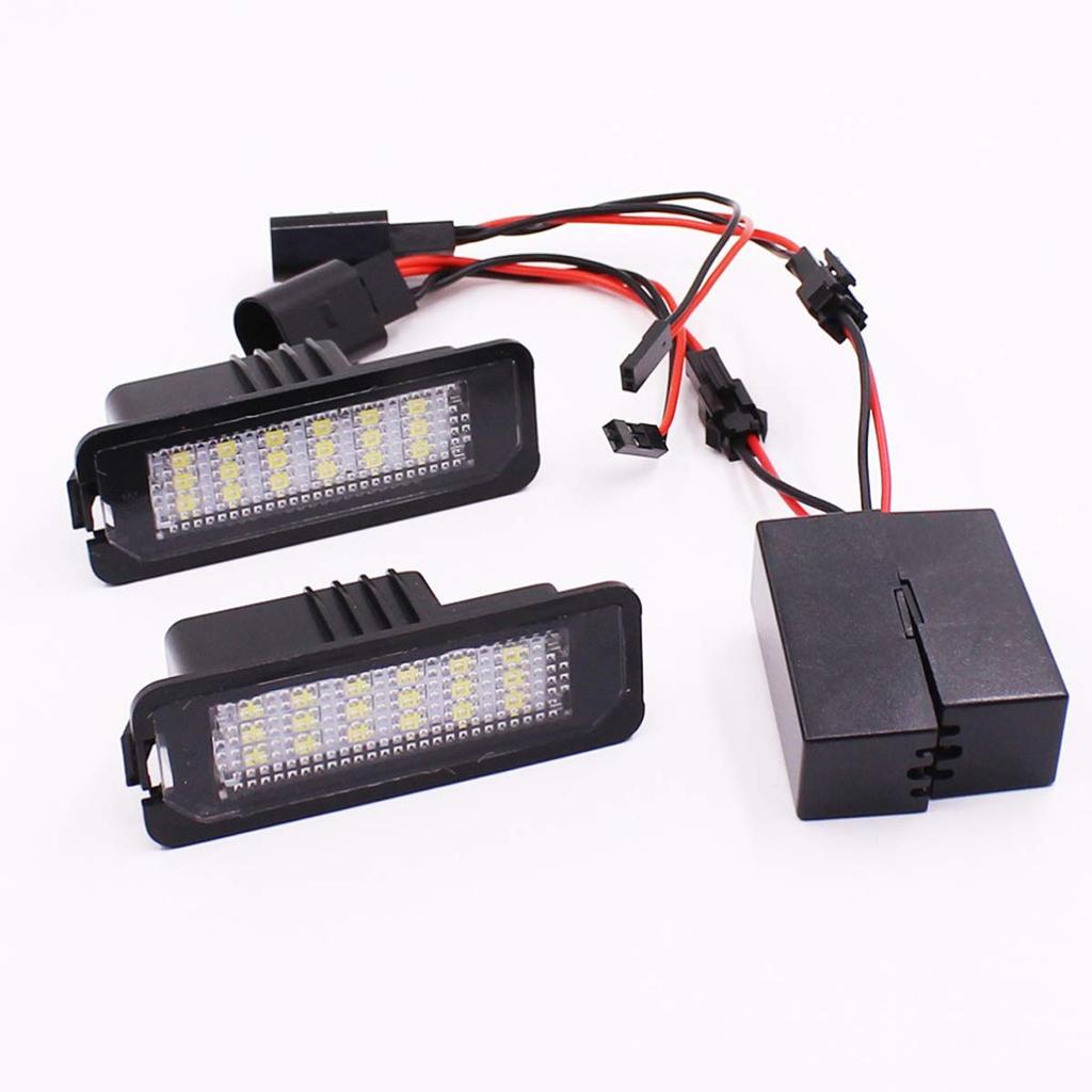 2pcs 24SMD LED License Plate Light Kit for Porsche Boxster, Cayman, Carrera, and Cayenne (987/997/958)