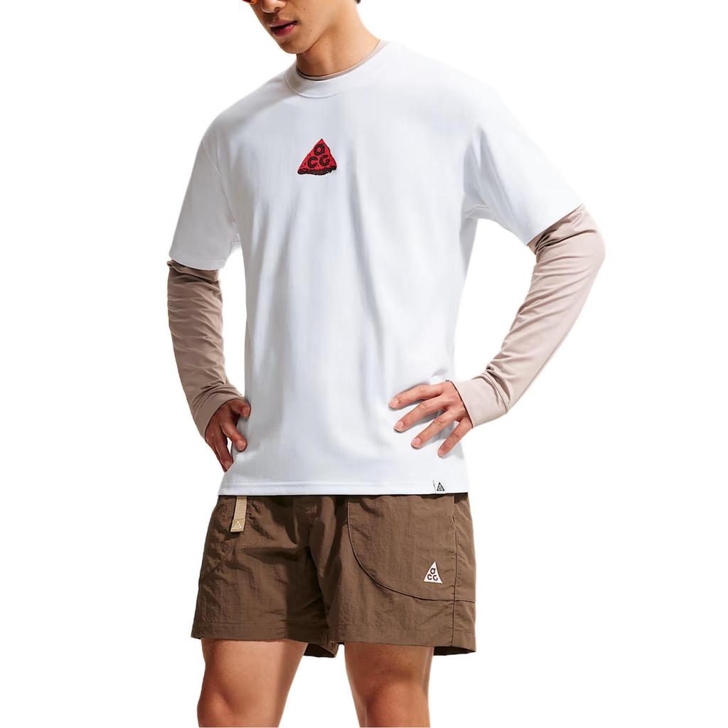 Nike Мужская футболка ACG Dri-Fit с отводом влаги, плотная, свободная, с опущенным подолом, быстросохнущая, Топы IM6178-121