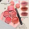CAPPUVINI Двухцветный матовый тинт-крем для губ и щек с эффектом мягкого фокуса