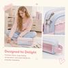 Large Capacity Pen Bag Polka Dot Design Pencil Pouch Kawaii Stationery Bag  School Office Supplies