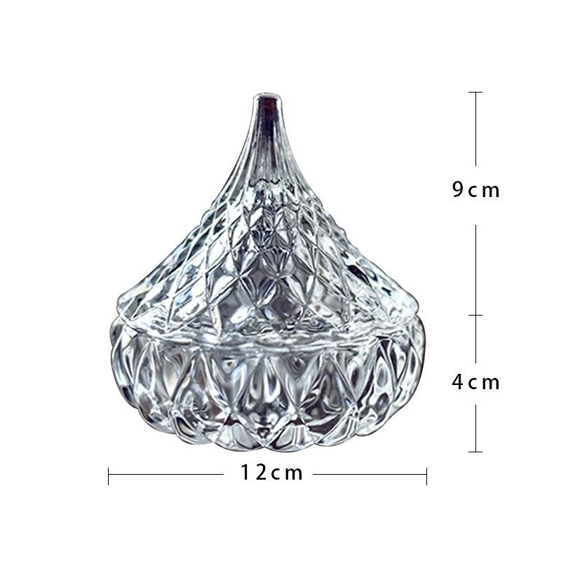 Креативная стеклянная миска неправильной формы с крышкой для ресторана, молекулярной кухни, демонстрационная миска, десертная миска для суши, специальная столовая посуда