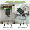 6-Line Green Beam Laser Level with German Laser Diode, Receiver Mode, and 5200mAh Lithium Battery
