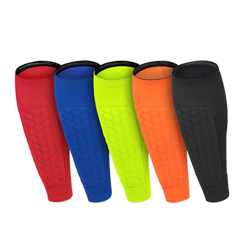 1 шт. Сотовые футбольные щитки для футбола, спортивные леггинсы, щитки для ног, рукава, защитное снаряжение, защита хвостовика