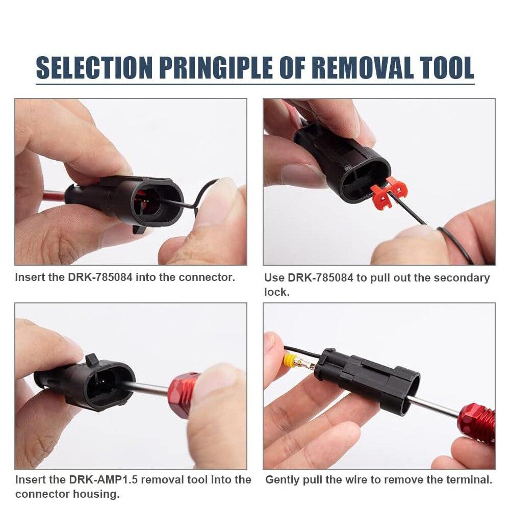 Водонепроницаемые разъемы для проводов 16 AWG Автомобильные электрические разъемы Быстроразъемные соединители проводов 2/3/4 контакта