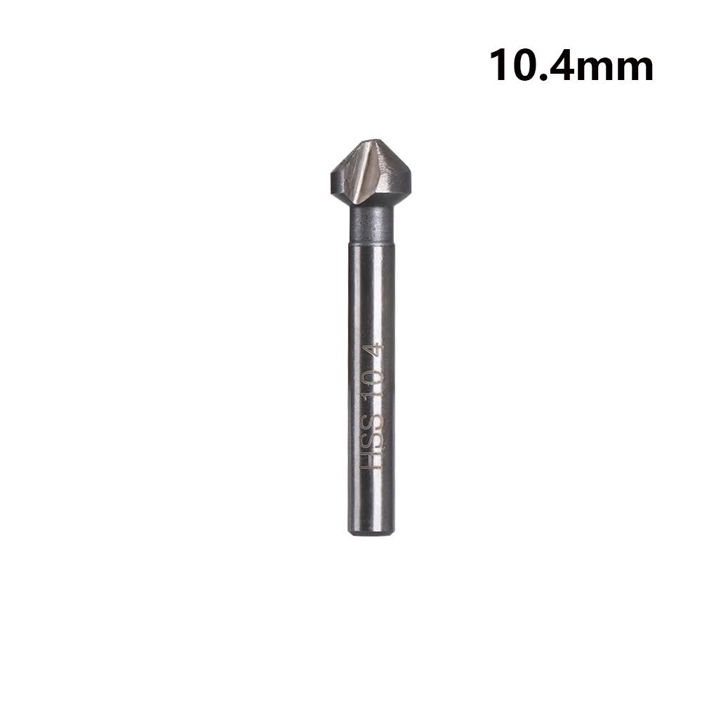 HSS Wood Steel Hard Metals Round Handle Three Edge Chamfer Hand Power Tools Countersink Drill Bit Cutter Tool