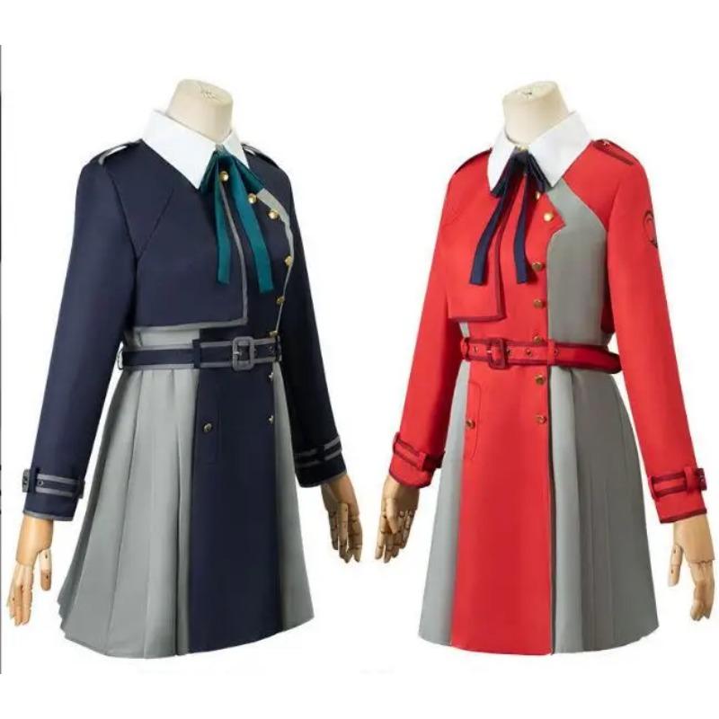Lycoris Recoil Inoue Takina Косплей Костюм Nishikigi Chisato Косплей Платья Хэллоуин Вечеринка Аниме Униформа Юбки
