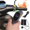 Heated Motorcycle Handlebar Grips Warmer USB Anti Slip Scooter Moped Bar Hand Warmer 3 Gear Waterproof with Switch Hot Handlebar