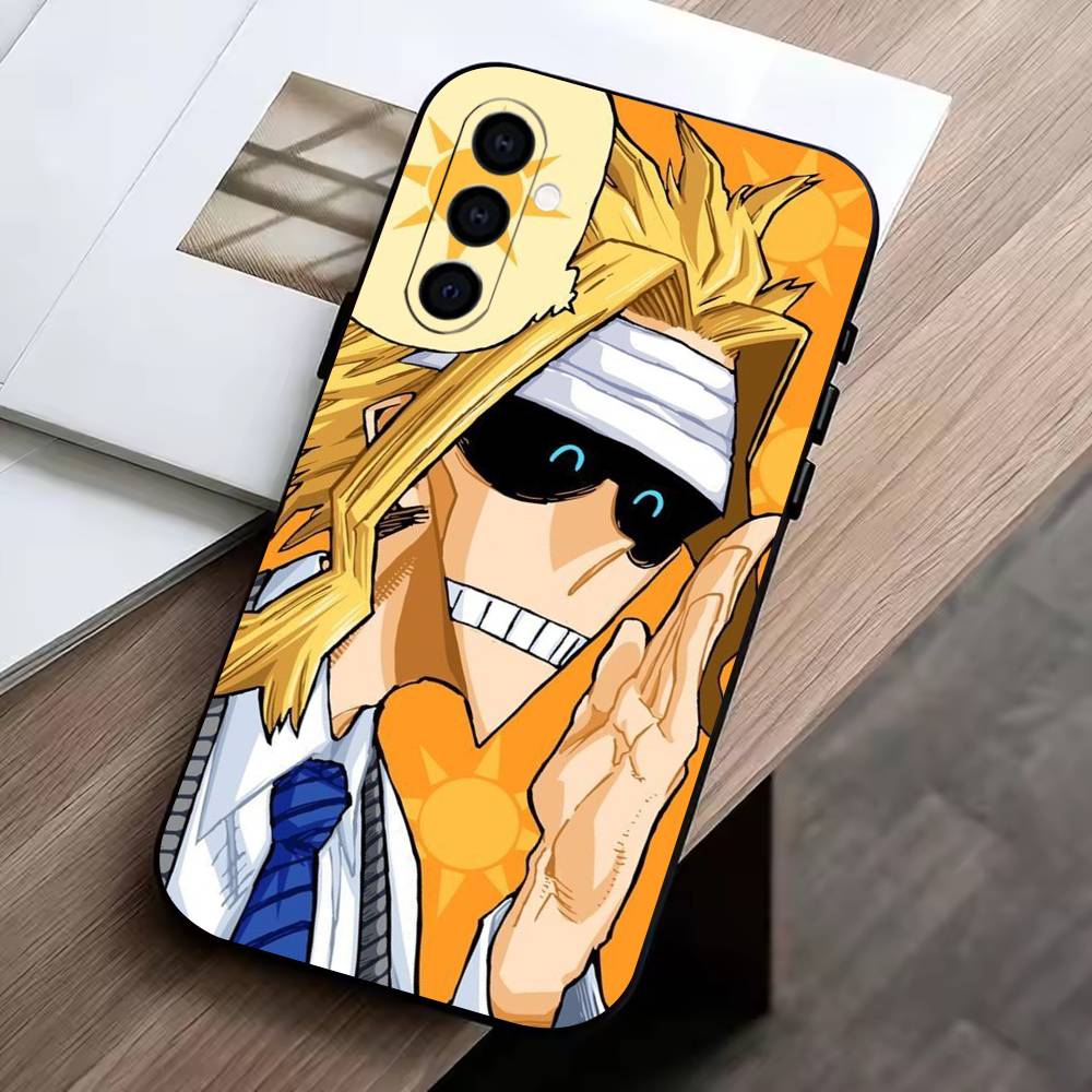 Toshinori Yagi All Might MHA Phone Case For Samsung Galaxy A73,A72,A71,A70,A53,A52,A51,Others Soft Black Cover