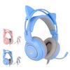 Cat Ear Gaming Headphone SYG25 Cat Ear Gaming Headset USB+3.5mm Plug Gaming Headphone Supports Volume Adjustment Microphone Mute