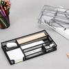 Metal Desktop Storage Basket Mesh Pen Organizer Storage Box Desk Drawer Organizer Tray  Makeup