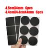 Rubber Pads For Chair Leg Furniture Anti Slip Mat Bumper Damper Self Adhesive Table Feet Protector Floor Protector Pads Hardware
