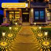 Solar LED Lawn Lamp Outdoor Waterproof RGB Led Warm Double Light Source Yard Villa Path Balcony Garden Decoration Lights Gifts