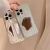 Роскошный зеркальный чехол для телефона с рисунком в виде рока для iPhone 15 14 13 12 Pro Max 11, стильный защитный мягкий чехол