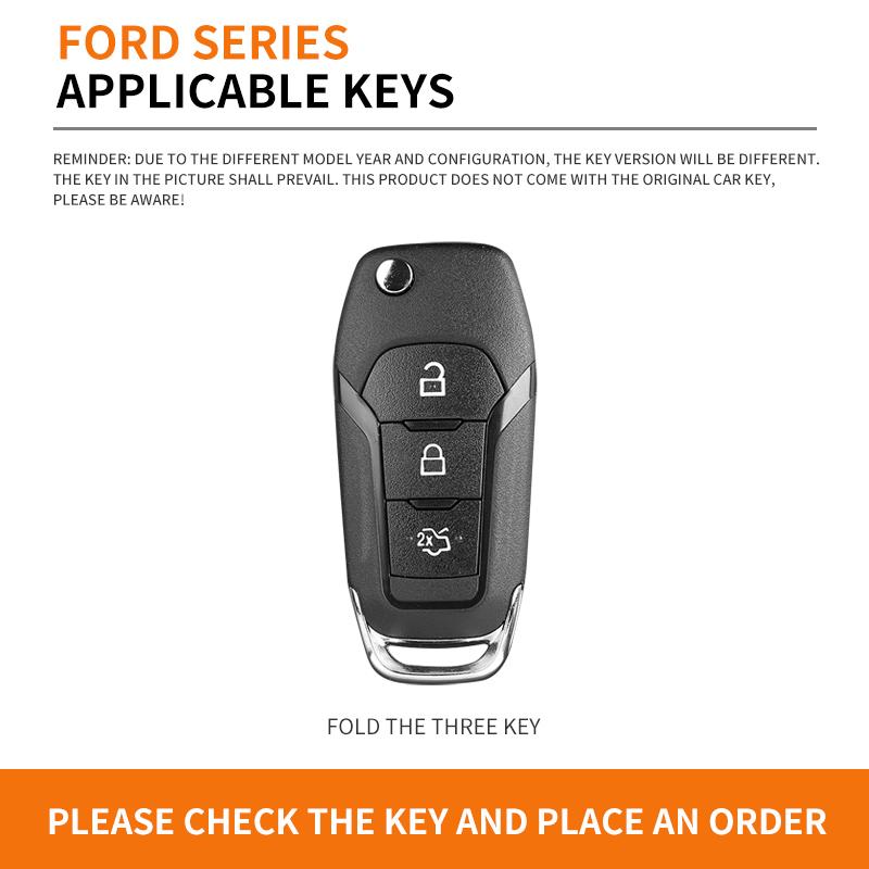 VEDB9 TPU Car Remote Key Case Cover for Ford Figo 2017 Mondeo 5 Ecosport Fiesta Mk8 Everest Ranger Fusion Kuga Escort F150 Accessories