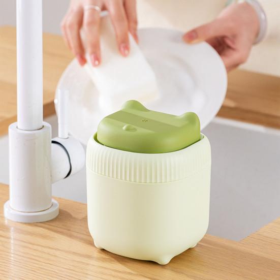 Soap Pump Dispenser And Sponge Holder Dish Soap Dispenser for Kitchen Countertop Soap Pump Dispenser Energy-saving Innovative Soap Presser