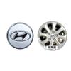 Logo Auto Accessories for Hyundai Sonata 8 SantaFe IX35 Elantra MISTRA LAFESTA Car Wheel Center Hub Cover Caps Emblem Styling TT32