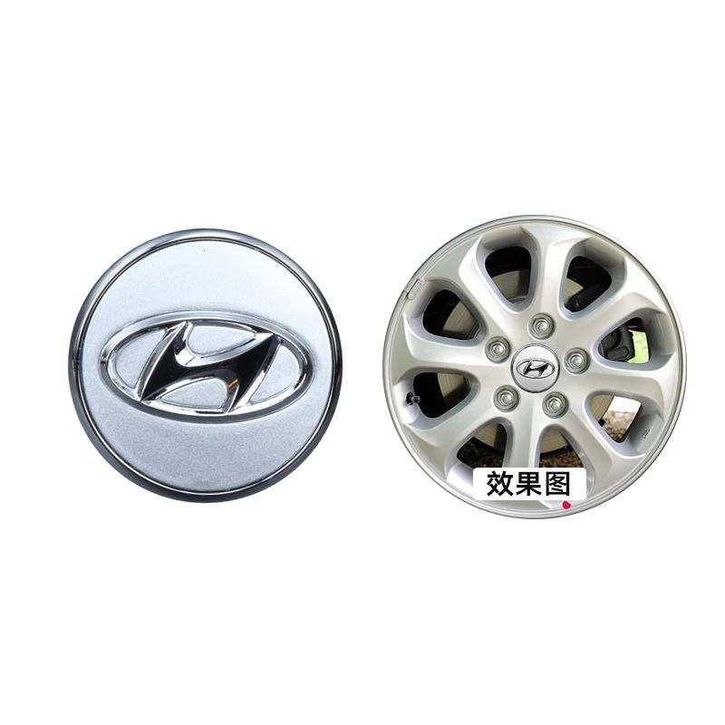 Logo Auto Accessories for Hyundai Sonata 8 SantaFe IX35 Elantra MISTRA LAFESTA Car Wheel Center Hub Cover Caps Emblem Styling TT32
