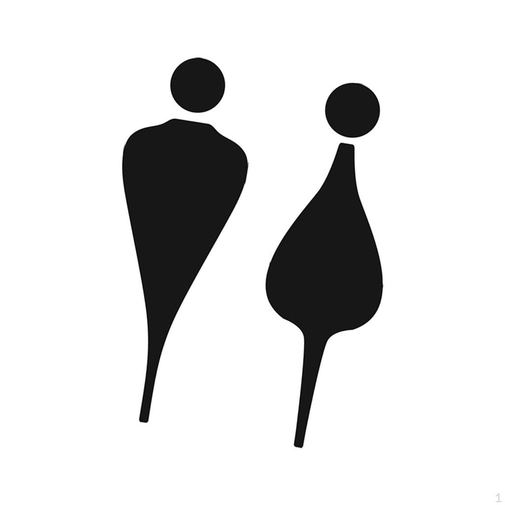 3D знак туалета, символы, вывески, идентификационная дверь