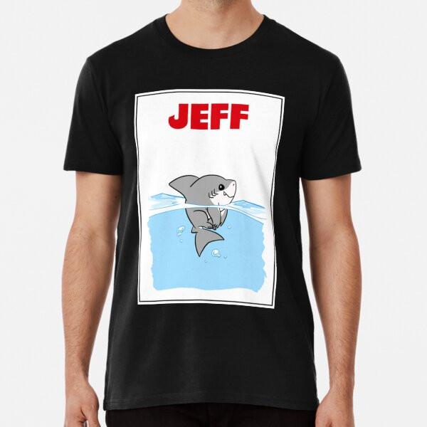 Jeff The Landshark Премиум Футболка S - 5XL Сделано в АУ/США Футболка