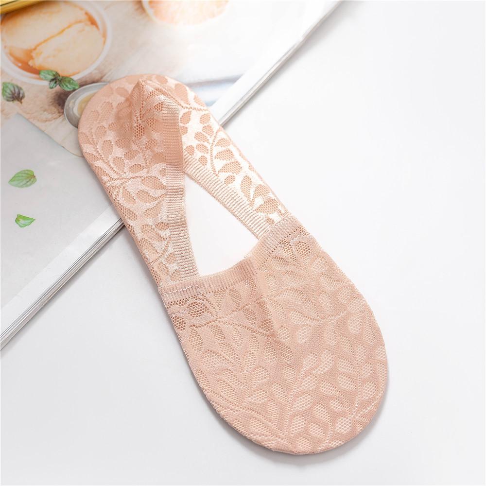 Летние женские тапочки с низким вырезом, бесшовные шелковые носки-лодочки, силиконовые нескользящие ультратонкие дышащие невидимые носки
