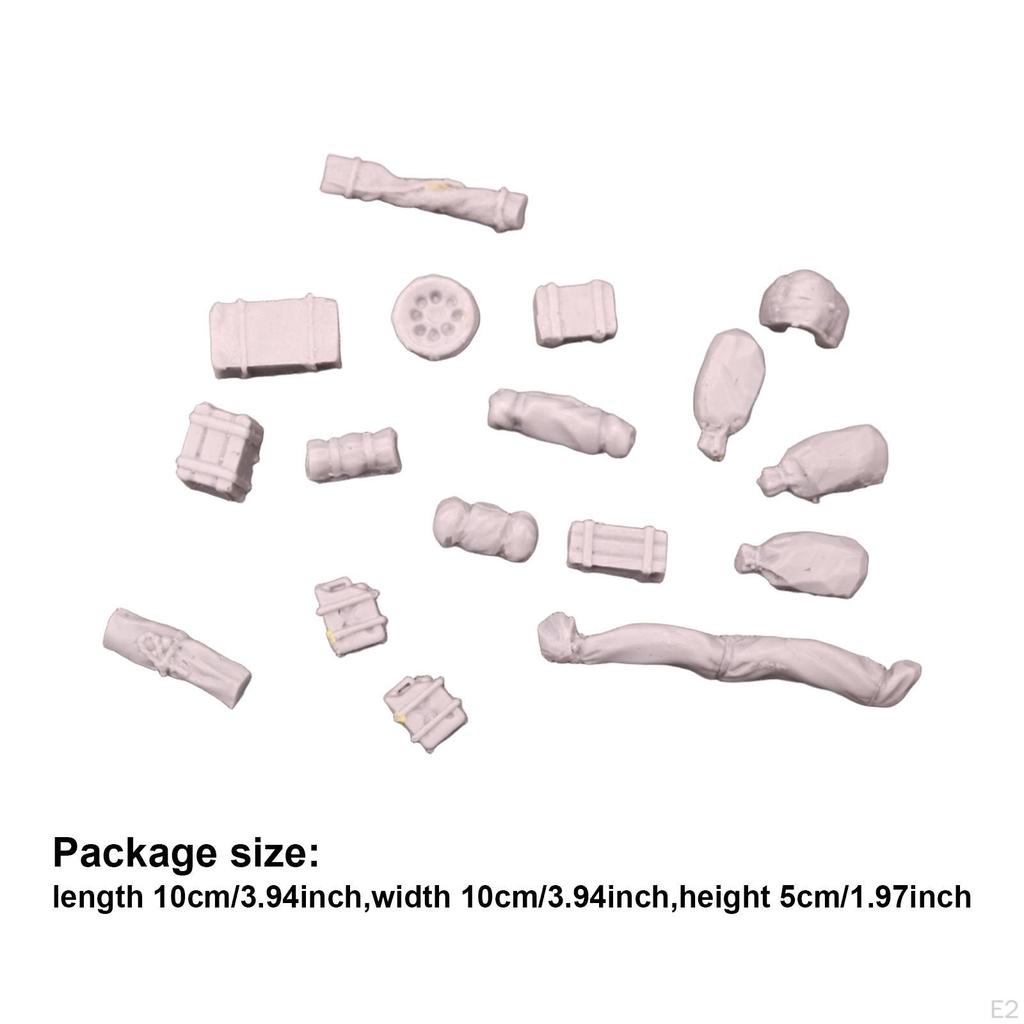 1/72 Scale Terrain Scenery for Tabletop Unpainted Decoration Mini Resin Model Ornaments Collectibles