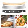 Pizza Cutter Rocker Cheese Pie Bread Blade Slicers