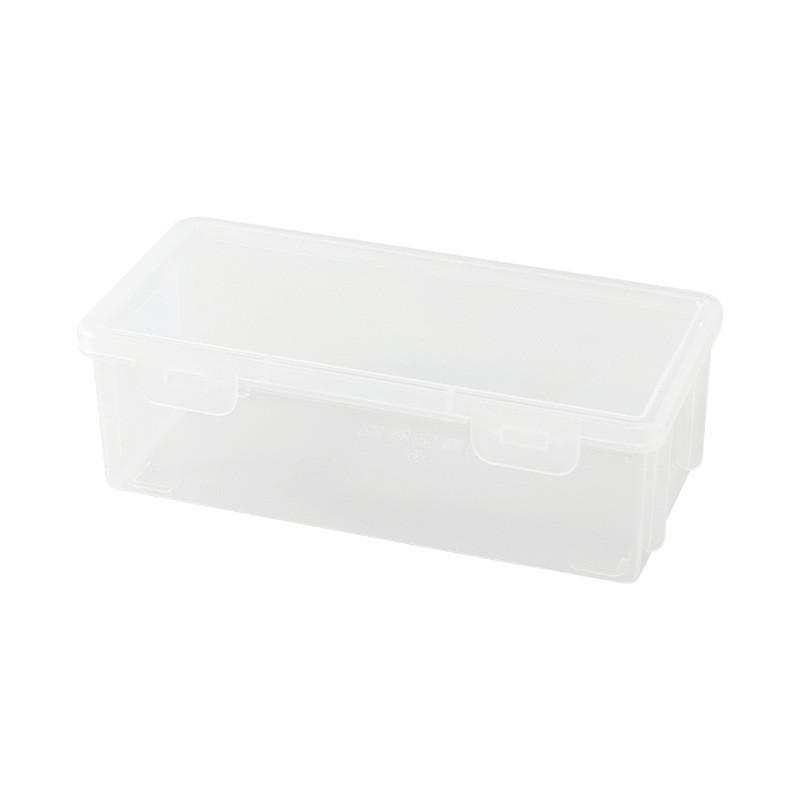 Extra Large Capacity Plastic Pencil Box Stackable Translucent Clear Pencil Box Office Supplies Storage Organizer Box For Gel Pens Erasers Tape Pens Pe