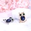 Fashion Flying Bird Eagle Enamel Pins Crystal Rhinestone Swallow Parrot Owl Animal Brooches For Women Clothes Scarf Jewelry Gift