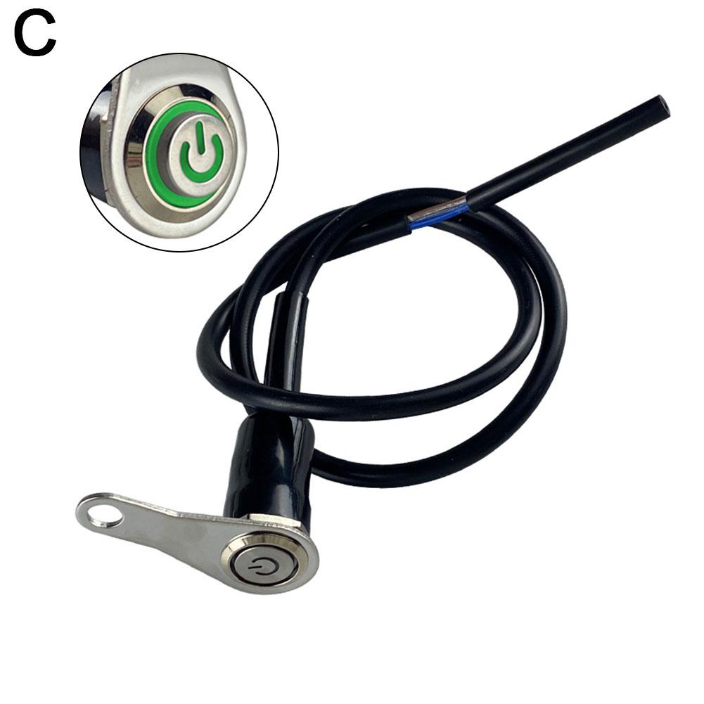 Кронштейн из нержавеющей стали, переключатель фар, точечный светильник, ВКЛ-ВЫКЛ, металлический выключатель света с подсветкой, универсальный 12 В