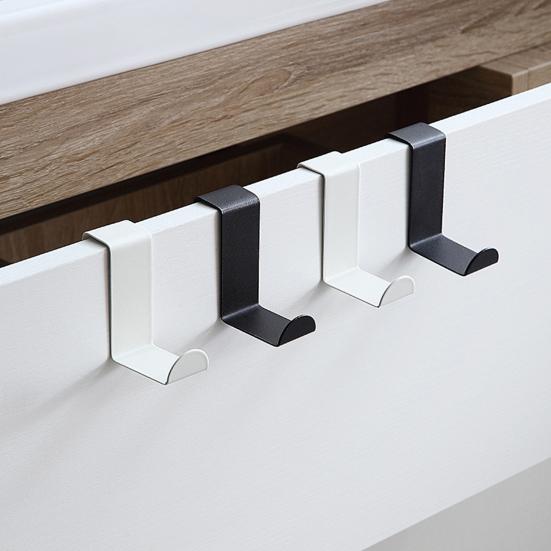 4 шт. крючки для задней двери, нержавеющие, антидеформационные, прочные, выдерживающие нагрузку, органайзер для полотенец, вешалки для шкафа