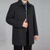 Мужское шерстяное пальто осень-зима пальто шерстяное длинное пальто бушлат мужская шерстяная куртка плюс размер 7XL