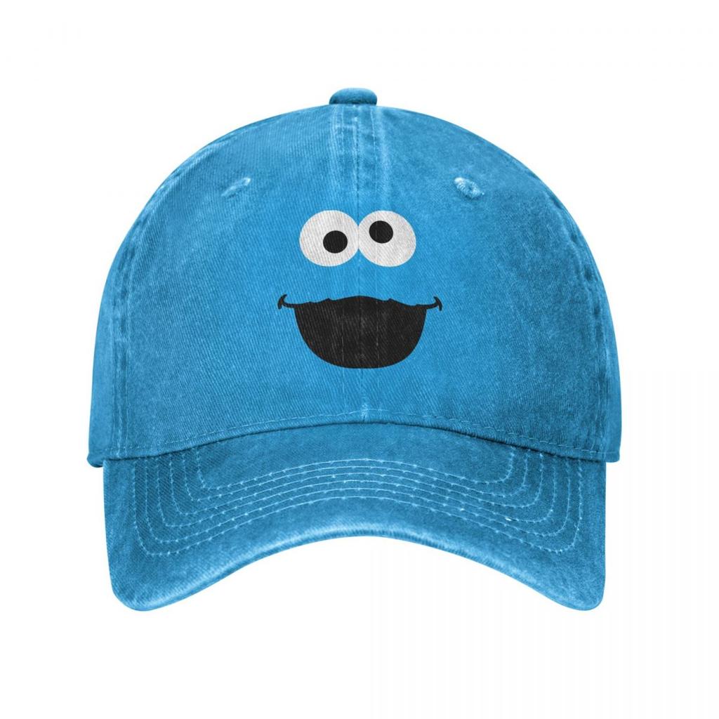 Cute-S-Cookies-S-Monsters Baseball Cap Vintage Distressed Denim  for Men Women Activities Adjustable Fit Caps Hat