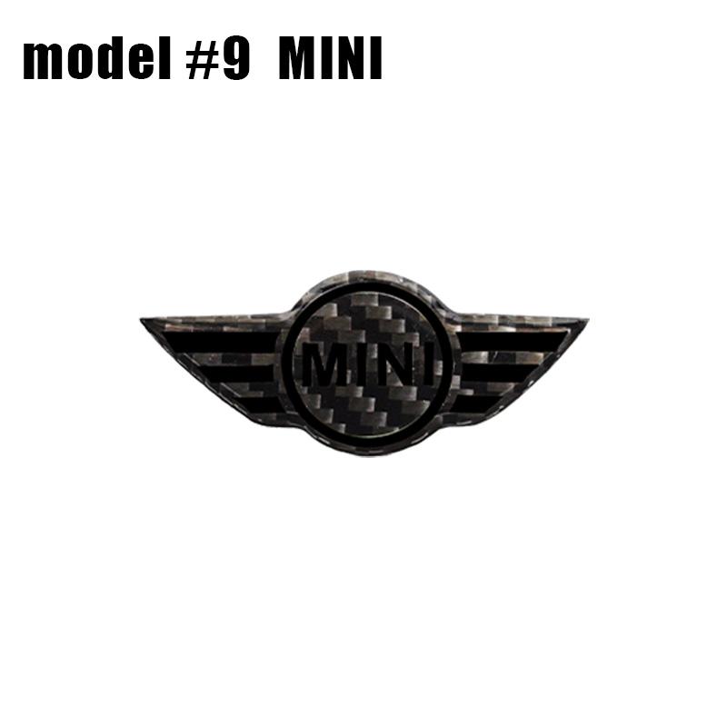 1Pcs Car Styling Steering Wheel Emblem Badge Stickers For MINI Cooper One S JCW Countryman R50 R52 R53 R55 R56 F54 F55 F56 F60 gzpxv22