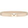Womens Skinny Elastic Belt Stretchy Bow Belt for Women Dresses Thin Waist Ladies Belts