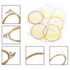 6 Pcs Folk Guitar Stainless Steel Wire Strings Classical Strings Replacement 6-String Guitar Strings Perfect Intonation