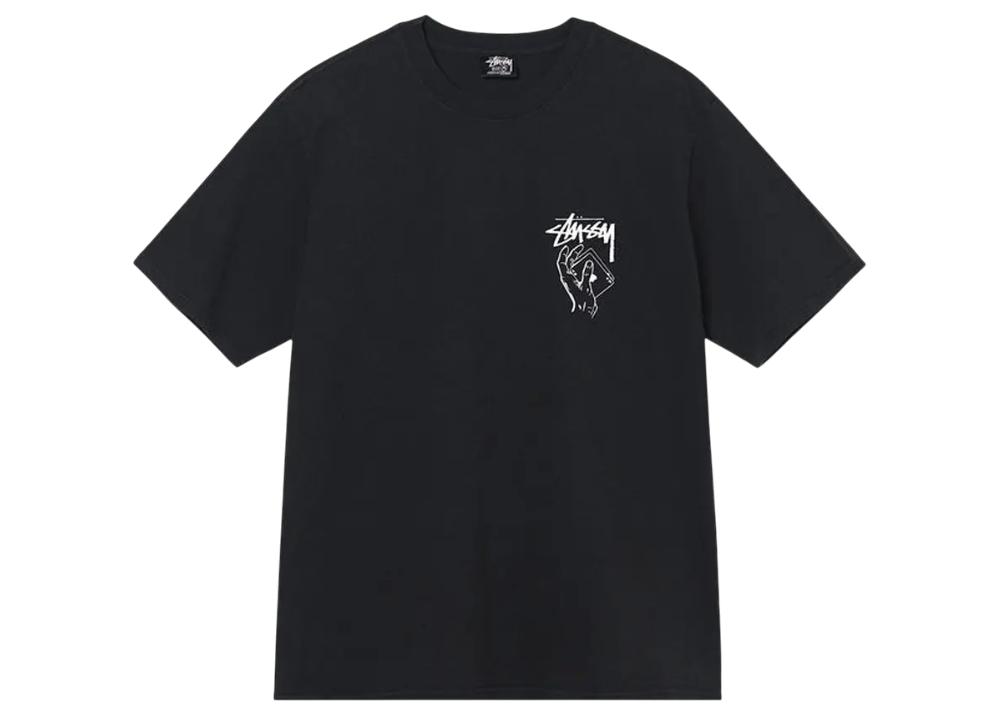 Stussy Shuffle Pigment Dyed Tee 'Black'