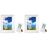 Hakuba HAKUBA Picture Frame MM-01 2L Wooden with Stand, White (FWMM01-WT2L) (x 2)