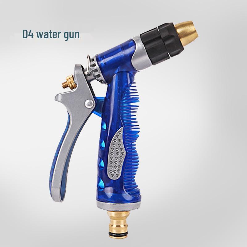 Полностью медный высоконапорный пистолет-распылитель для автомойки и насадка-щетка