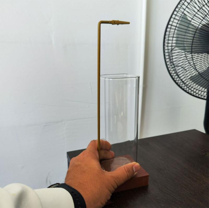 Подставки для благовоний со стеклянным пепельницей Деревянный держатель для палочек благовоний Декорации