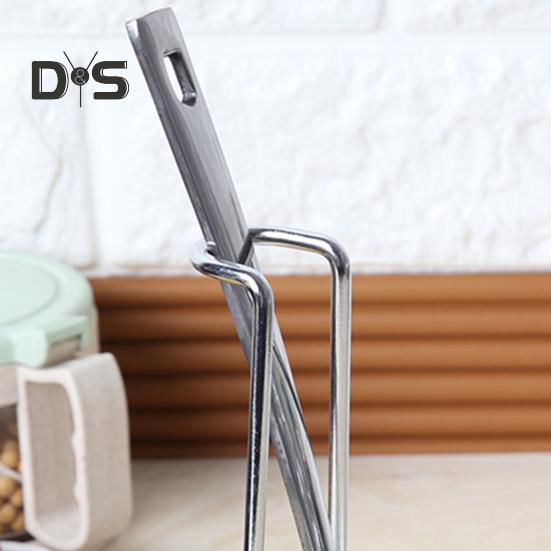 Stainless Steel Soup Ladle Holder Removable Prevent Drips Eating Hotpot Soup Spoon Rack
