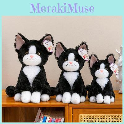 Супер Милый Мультяшный Кот Плюшевая Кукла Наполнитель из ПП Хлопка Для Подарка на День Рождения и Коллекции