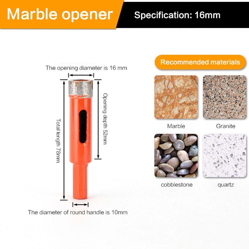 Штамповочный инструмент Отверстие для сверления гранита Биты для плитки Сверла Коронки Алмазная кольцевая пила для мрамора