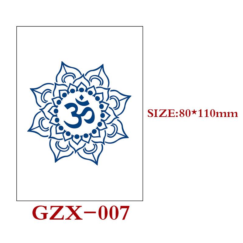 Травяная полуперманентная наклейка-тату, Полуперманентная наклейка-тату, Водостойкая, Потостойкая татуировка