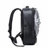 Rivet 3D Skull Skeleton Embossed Shoulder Bag Travel Backpack Restore Halloween Cool Dark Gothic Carving Backpack